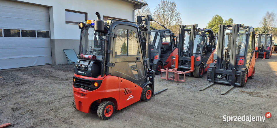 Linde H16T Triplex 462m 4 sekcje Wózki widłowe Małkinia Górna
