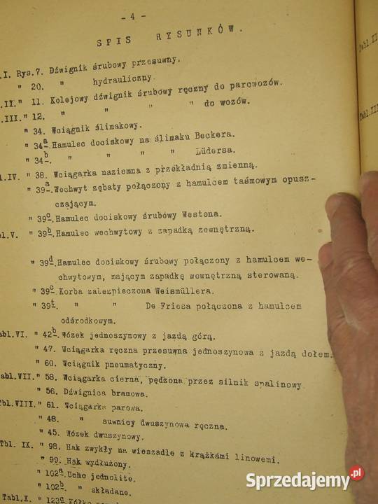 DŻWIGNICE atlas SŁukasiewicz przedwojenny stary Czeladź