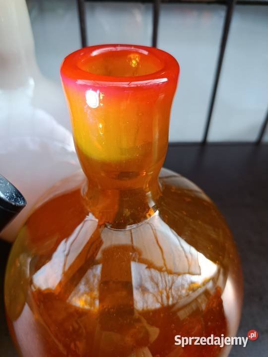 Butla ZHorbowego oranżowa Porcelana i szkło mazowieckie