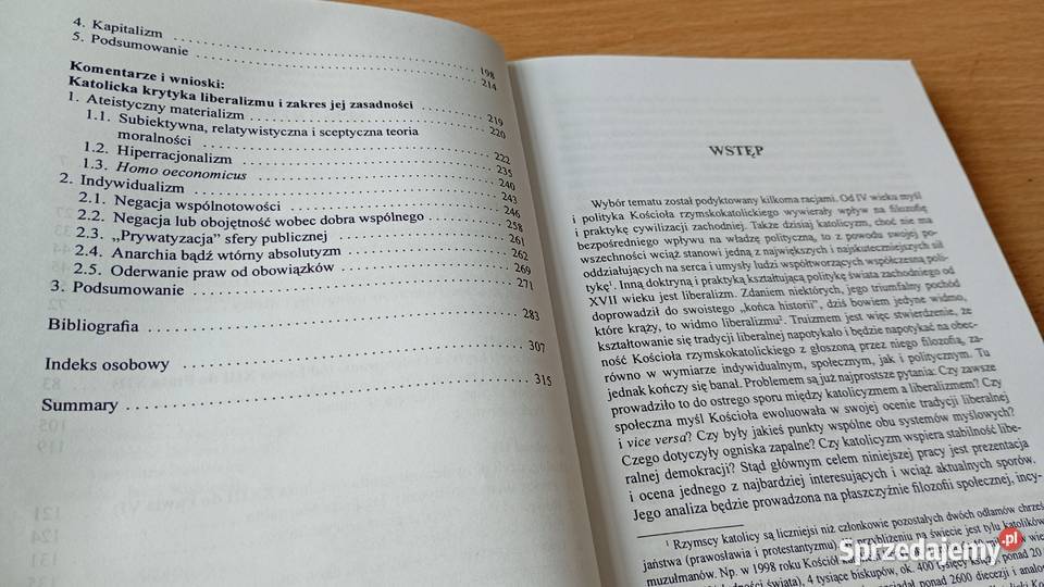 Katolicyzm a liberalizm szkic z filozofii Gdańsk