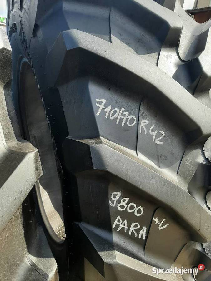 2x Opona używana rolnicza 71070R42 TRELLEBORG Zaścianki