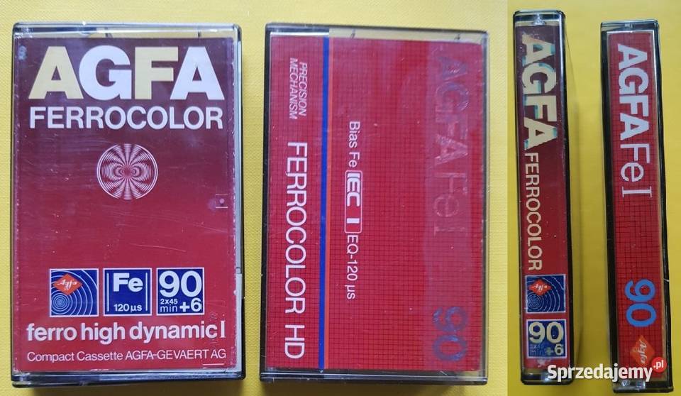 Kaseta magnetofonowa AGFA ferrocolor unikat Kielce