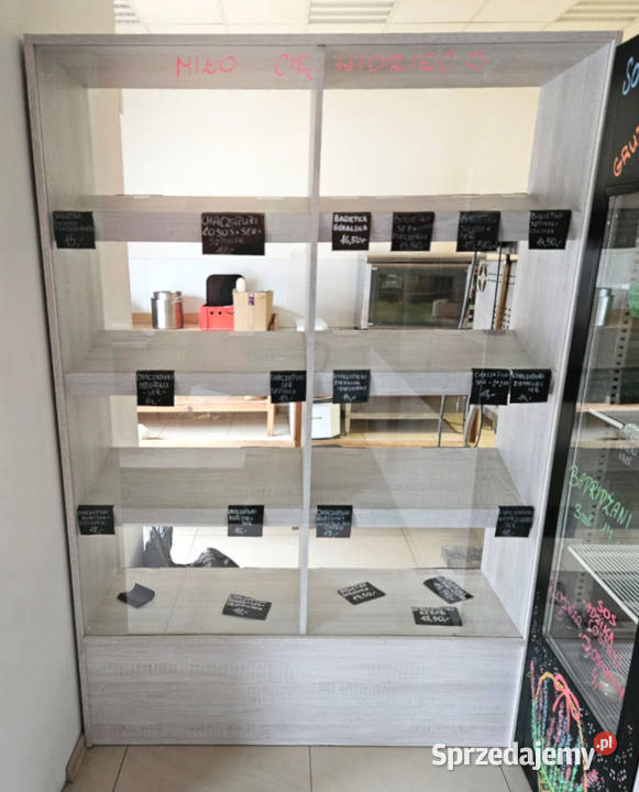 Nadstawka nablatowa do sklepu kawiarni śląskie Pszczyna sprzedam