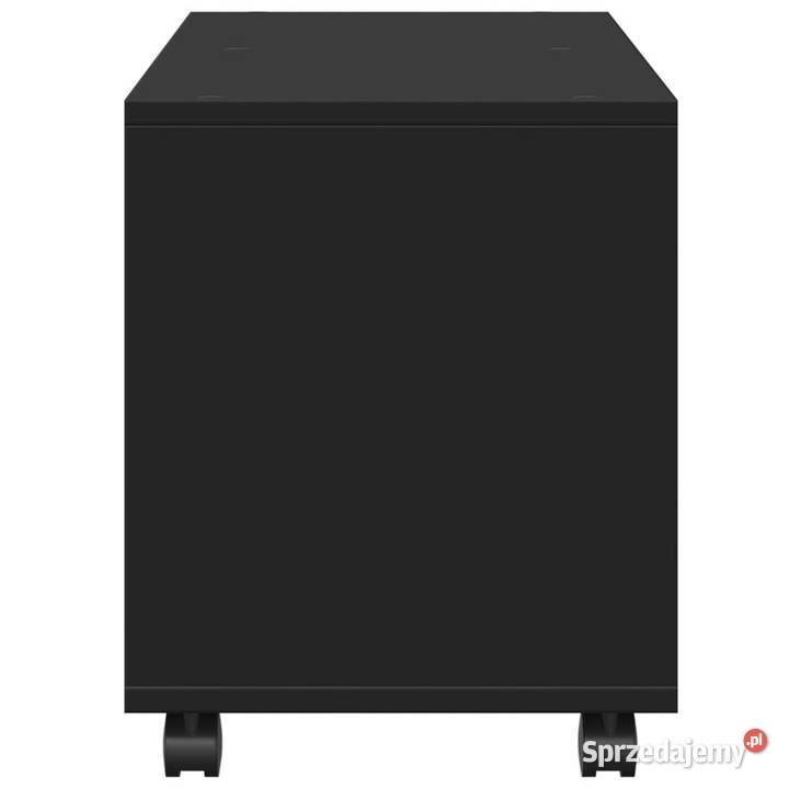 Szafka na kółkach czarna 72x33x425 WM853138 Warszawa