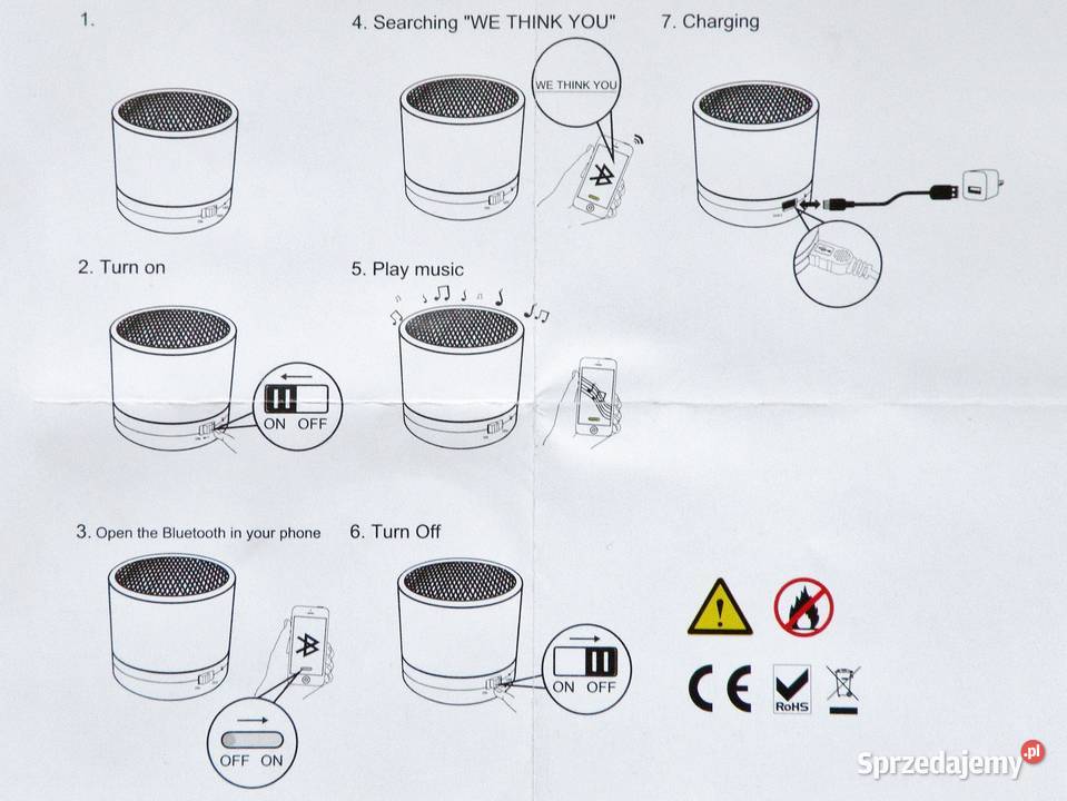 Głośnik Bluetooth TNT We Think You