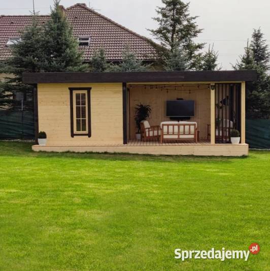 Domek ogrodowy Drewnolandia 800 x 350 Altany i wiaty Klonownica Mała