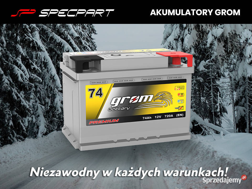 Akumulator Grom Premium 45Ah430A Japan Prawy