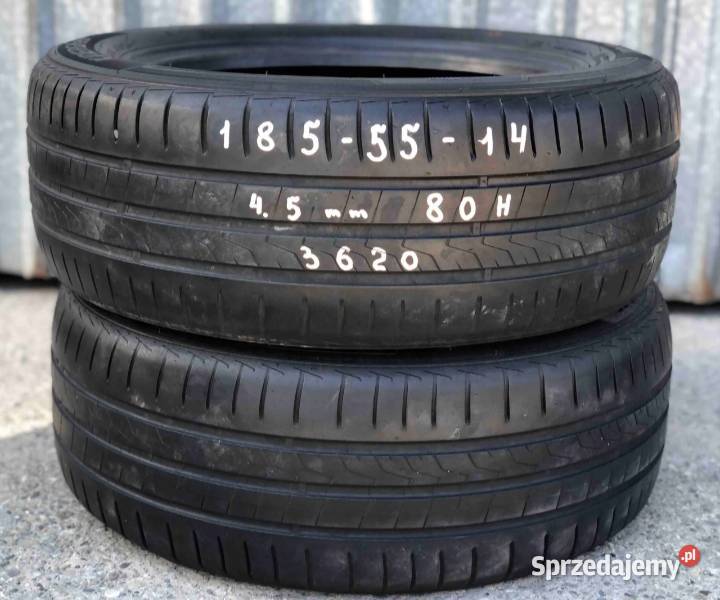 2 x opony letnie Hankook Kinergy eco2 18555R14 podkarpackie Skołoszów sprzedam