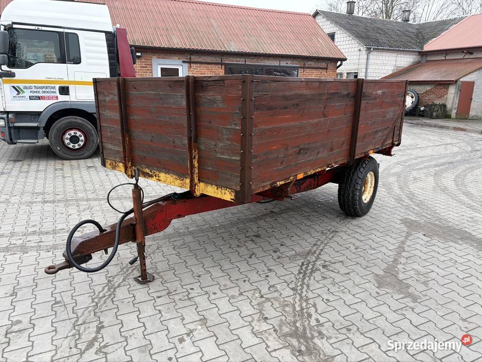 Przyczepa wywrotka jednoosiowa duńska
