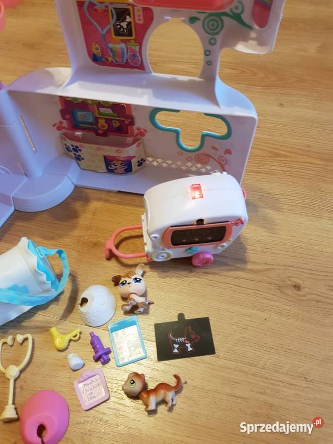 Littlest pet shop domek szpital zestaw Rożki
