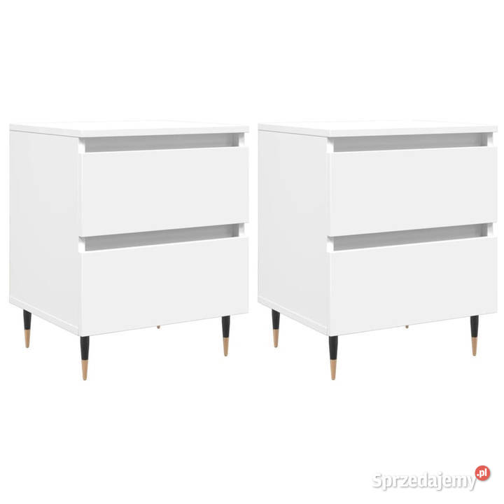 Szafki nocne 2 białe 40x35x50 WM826861 Warszawa