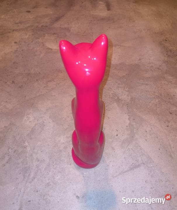 Porcelanowy czerwony Kotek Zawiercie