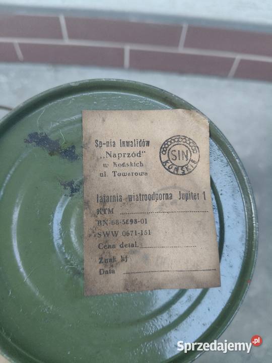 Lampa naftowa jupiter 1 polska latarnia Myślenice sprzedam