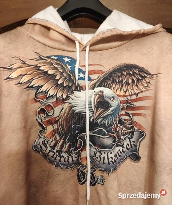 Ogromna nowa bluza lekko ocieplana 5XL jasny małopolskie Kraków