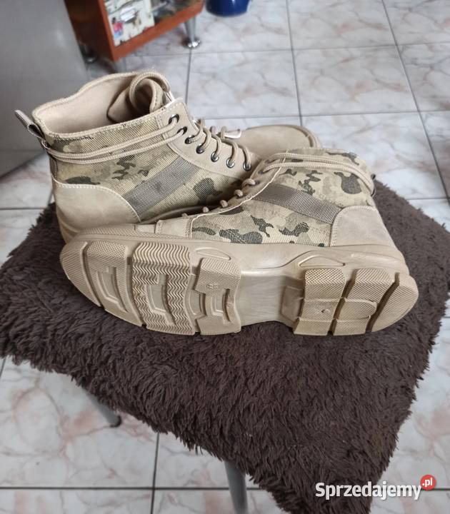 Buty militarne wojskowe moro pustynne Assault Świeradów-Zdrój