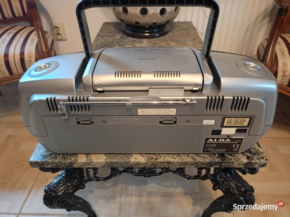 Radiomagnetofon z CD ALBA Boombox Magnetofony Drawski Młyn