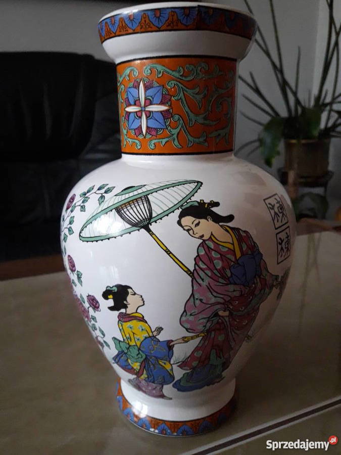 Stary sygnowany wazon - Chiny