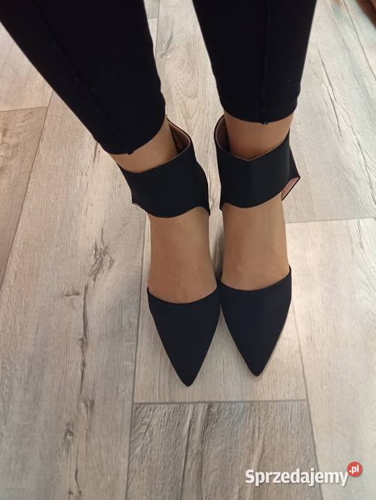 40 Czarne czółenka wieczorowe Nowe Czółenka Kraków sprzedam