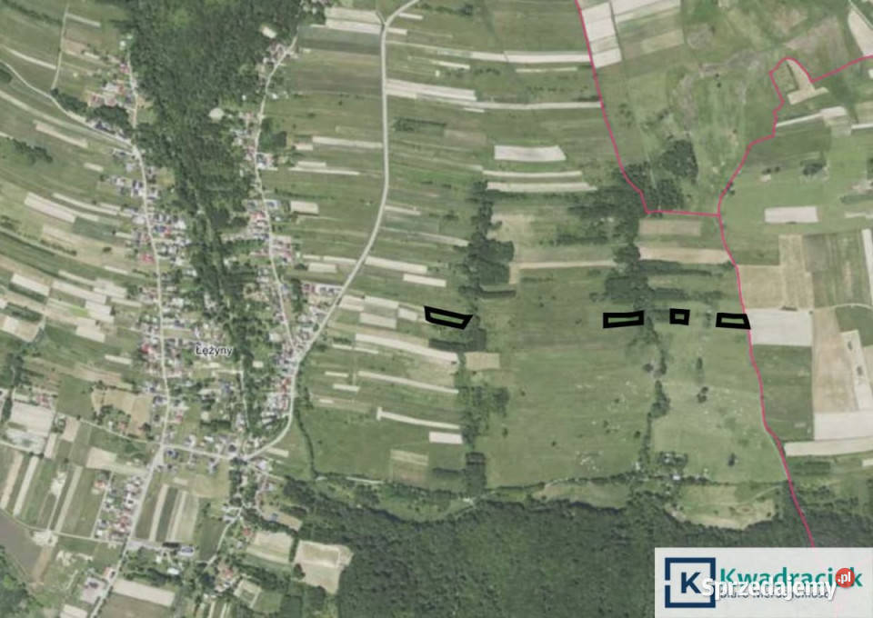 sprzedaży działki 9400m2 Łężyny