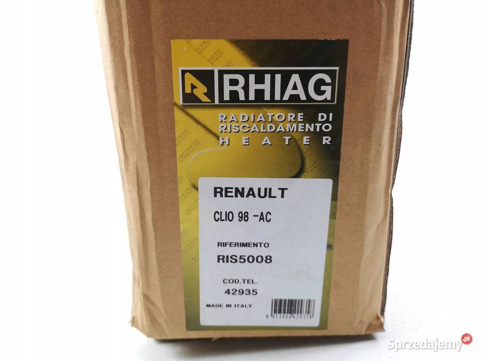 NAGRZEWNICA KLIMATYZACJA RENAULT CLIO 9801 sprzedam