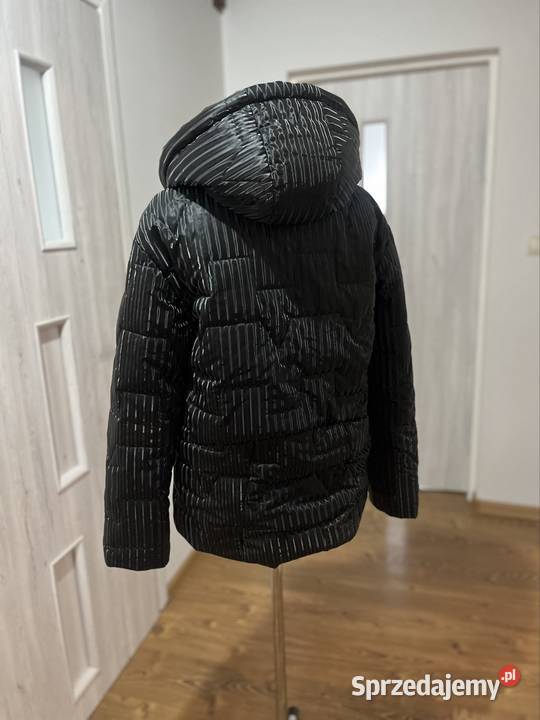 Nowa czarna kurtka zimowa damska L Kurtki i płaszcze Myślenice sprzedam