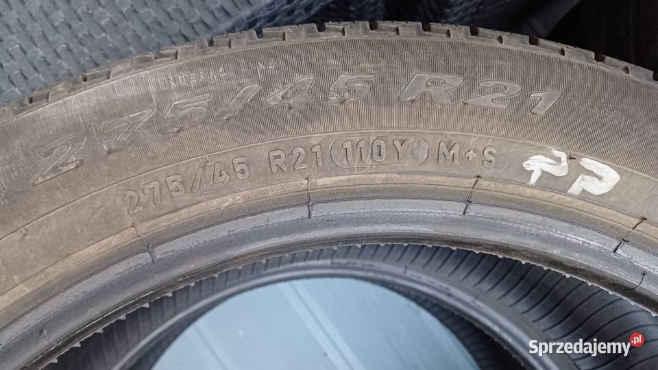 Opony letnie używane marki Pirelli rozmiar 27545 Warszawa