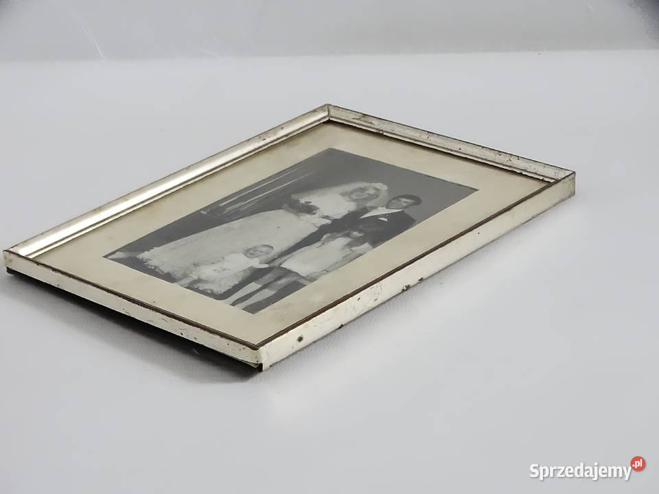 Stylowa Ramka Vintage Metalowa z Duszą 13x18 Biłgoraj