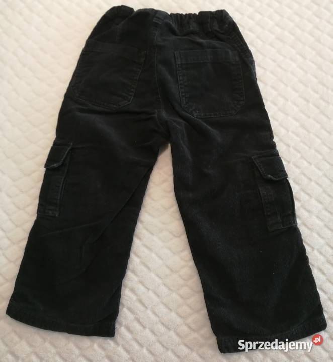 Spodnie sztruksowe cargo bojówki 98 Berti Odzież Czeladź