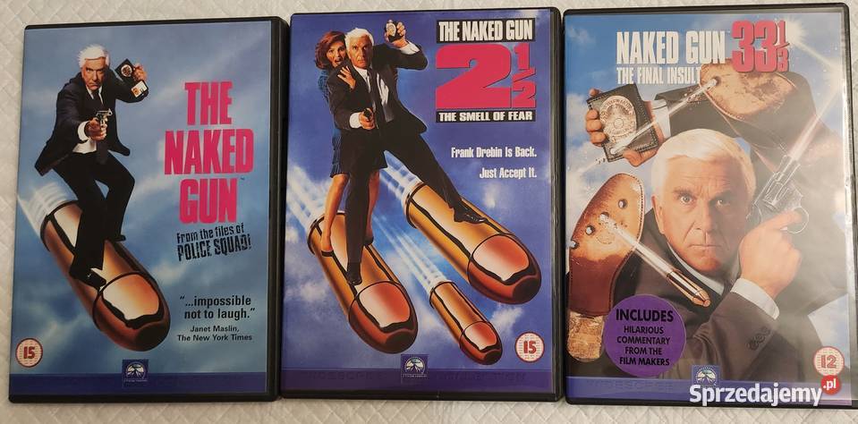 Naga broń zestaw trzech filmów dvd Filmy Warszawa