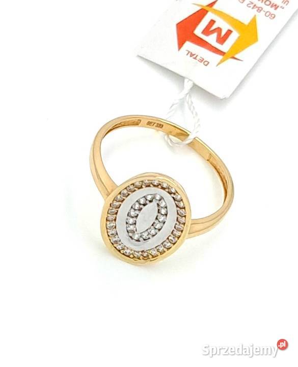 Pierścionek r18 Złoty pr333 wzór Vintage Z372 Poznań