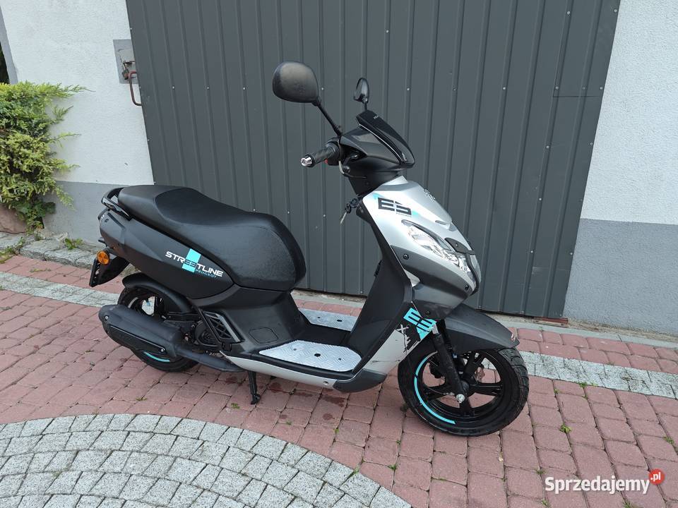 Peugeot Kisbee Streetline 50 4T 2023 przebieg nieuszkodzony Motoryzacja