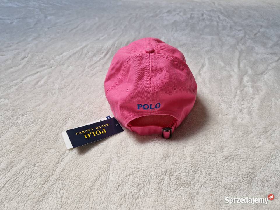 Nowa różowa damska czapka z daszkiem Ralph Bibice