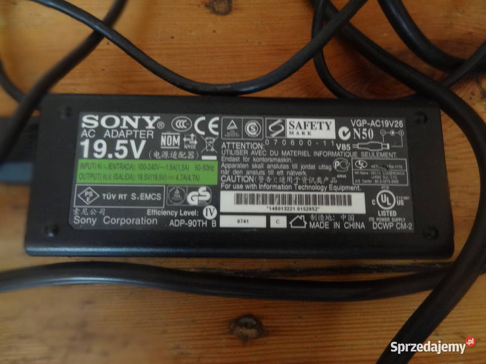 ZASILACZ SONY VAIO 195V 47A VGPAC19V26 Poznań