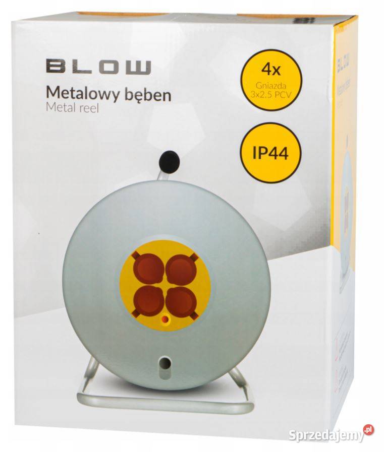 PRZEDŁUŻACZ BĘBNOWY 50m Ogrodowy 3x 25mm podlaskie