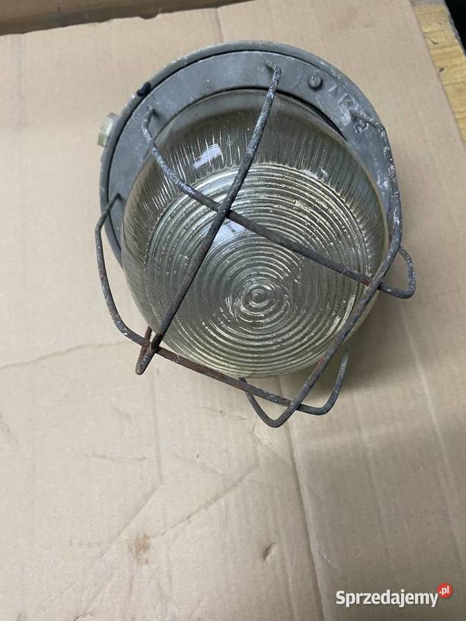 Klosz do lampy przemysłowej Antyki, Sztuka, Kolekcje wielkopolskie Poznań sprzedam