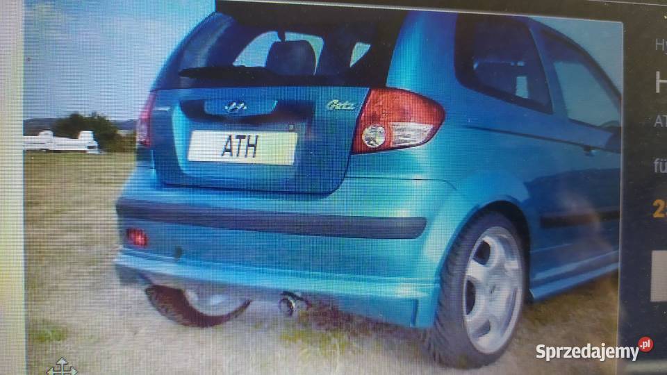 Hyundai getz 2003 2005 sport dokładka tył Karoseria Byków