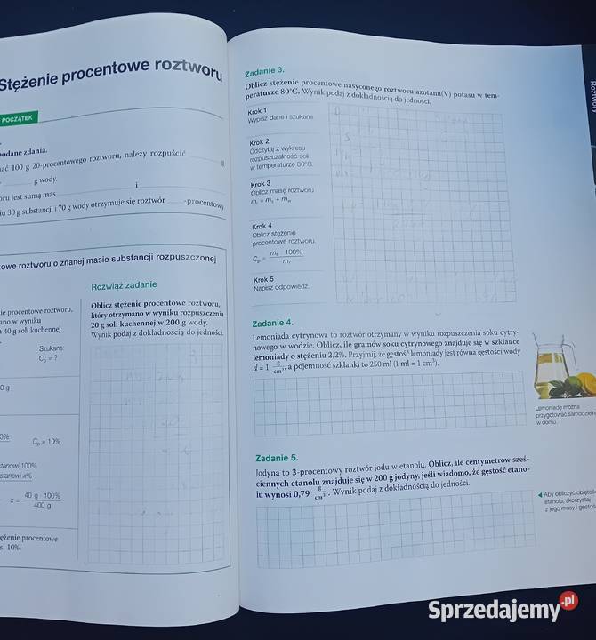 To jest Chemia1 Karty pracy ucznia liceum i Koźminek sprzedam