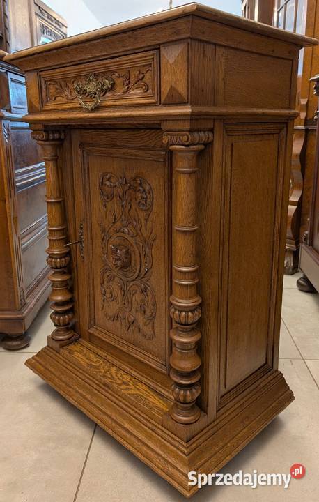 ładna komodaszafka neorenesans dąbsklep Dąbrowa Dąbrowa Górnicza
