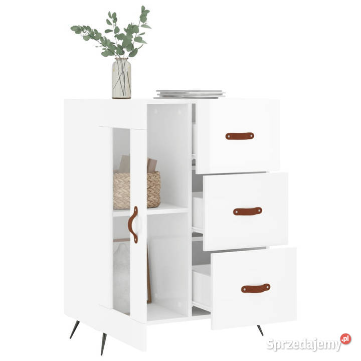 Szafka biała połysk 695x34x90 materiał mazowieckie