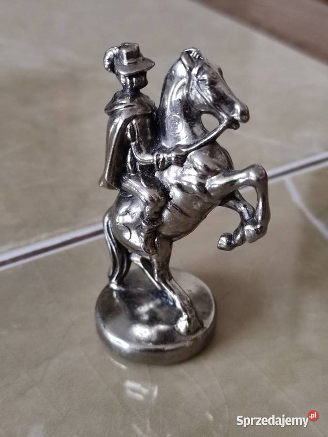 Figurka muszkietera na koniu plus kufelek Figurki i rzeźby Janów Lubelski