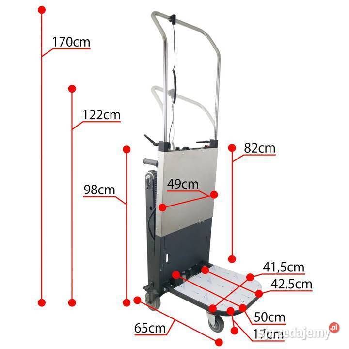 Schodołaz towarowy elektryczny 250 wózek Żyrardów