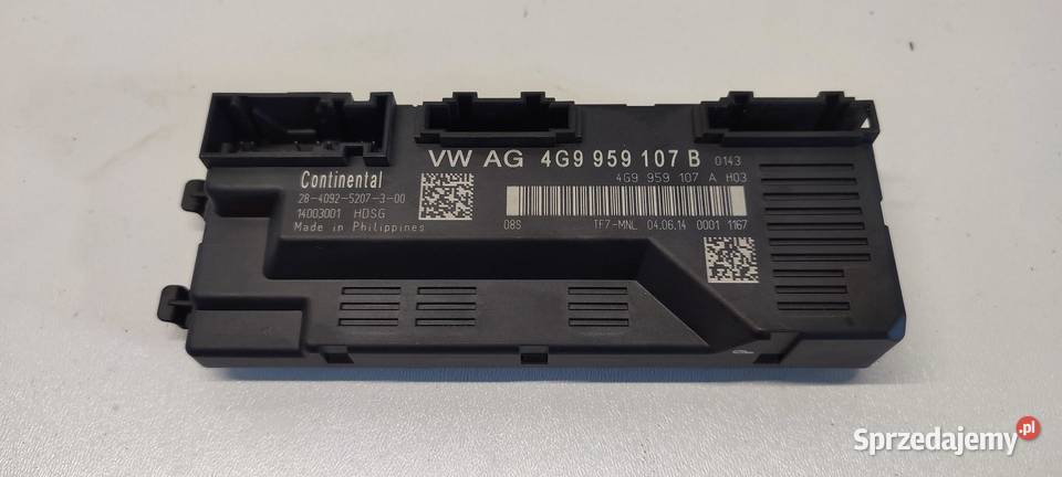 AUDI A6 C7 MODUŁ KLAPY BAGAŻNIKA 4G9959107B