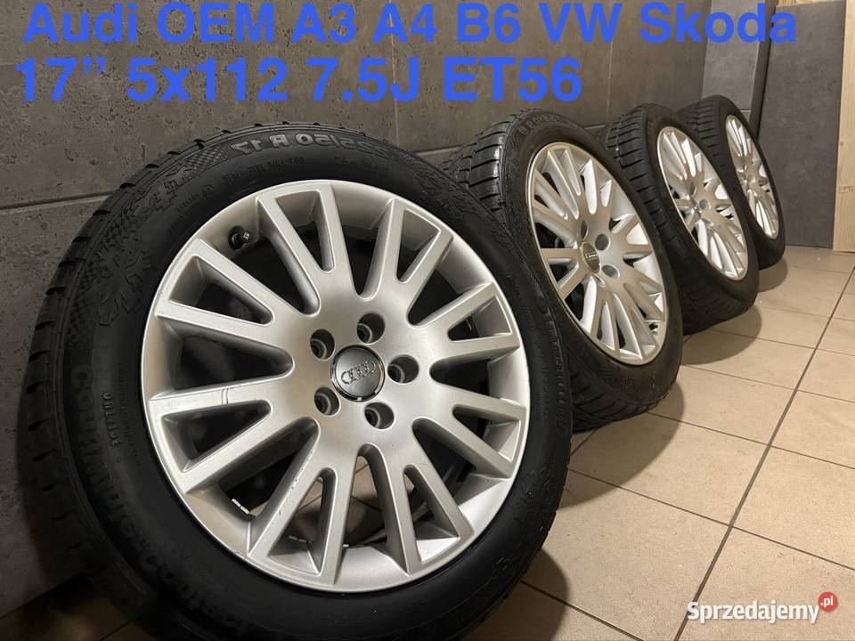 17 Audi A3 A4 b6 Passat Golf Skoda 5x112 75J Lubasz