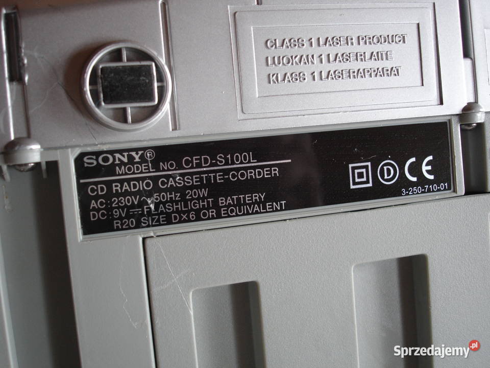 Radiomagnetofon SONY CFDS100L Zielona Góra