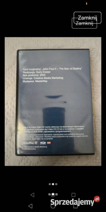 Płyta Dvd Filmy Moszczenica