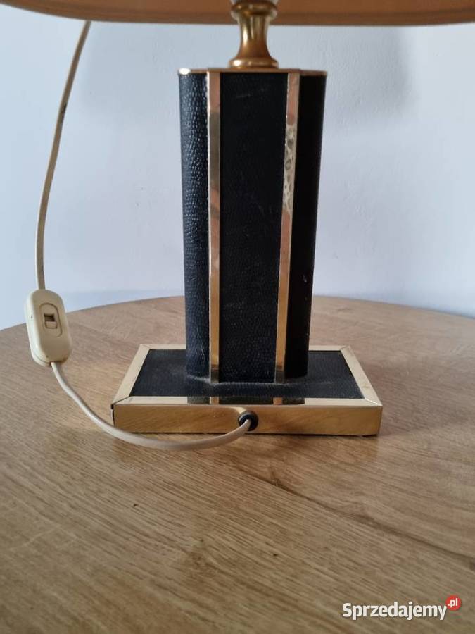 Lampa stołowa lata 7080 vintage Oświetlenie Wola Podłężna