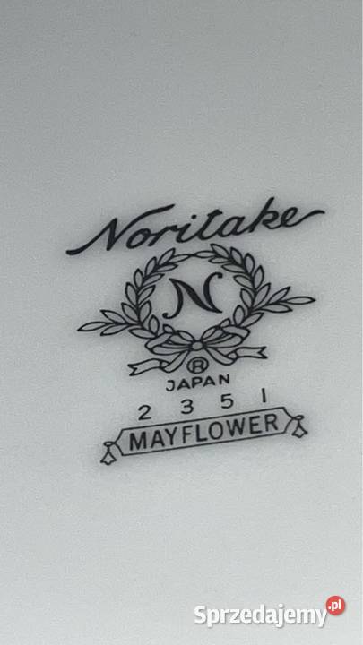 Noritake Japonia Waza z kwiatkami Malowana