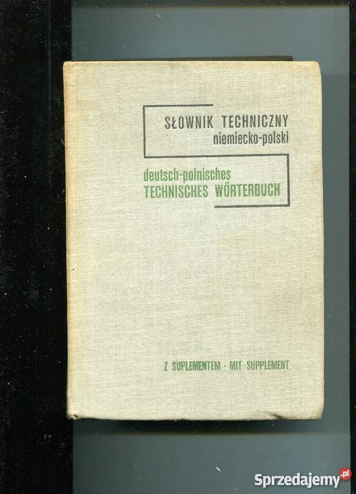 Słownik techniczny niemieckopolski Pozostałe Szczecin