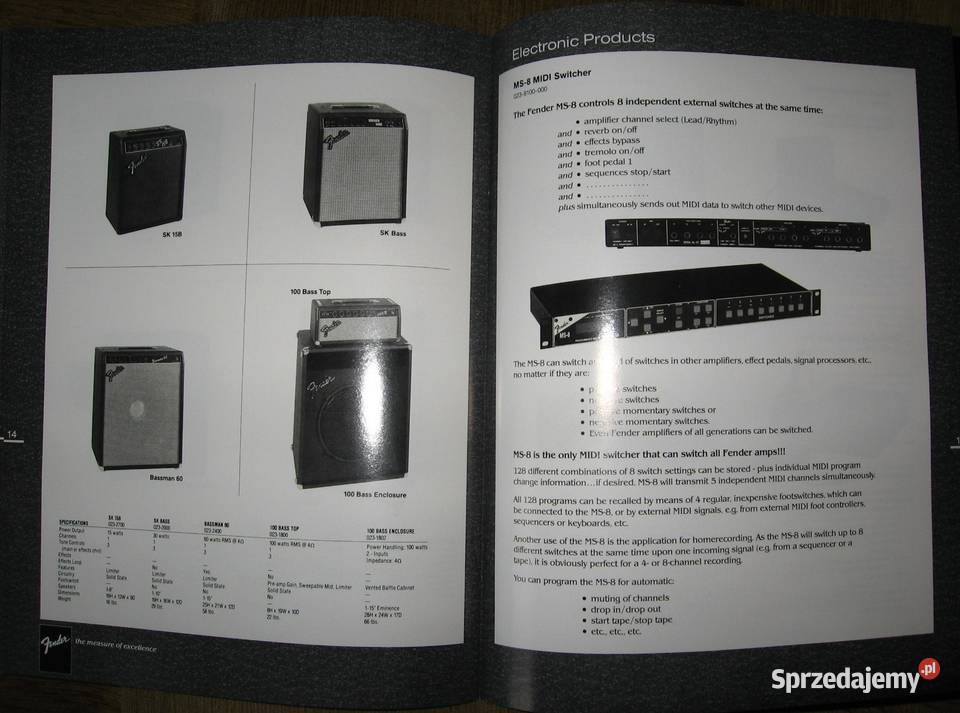 Fender The Best of Guitar and Bass Amplification Kępice