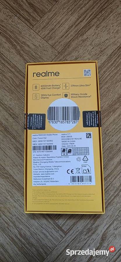 Smartfon realme C71 8256GB Dual SIM LCD LTE NFC Gdańsk